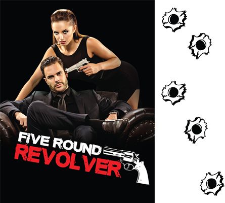 Gun - Revolver with cards