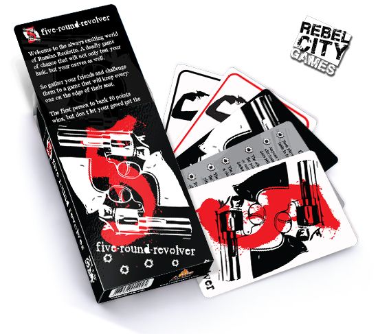 Five-Round-Revolver Card Game